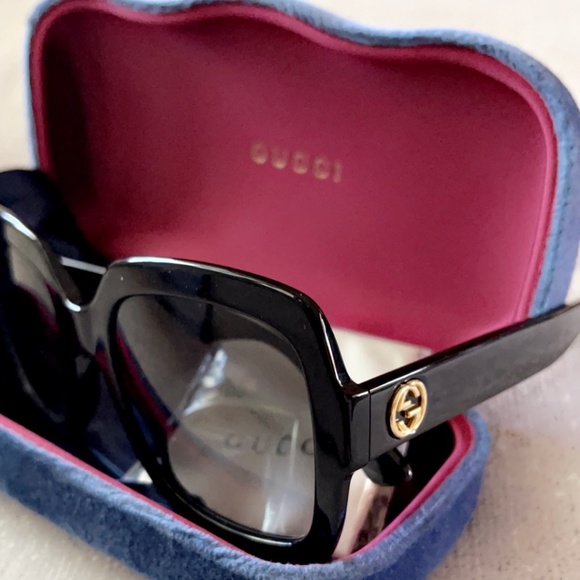 Gucci GG0036S 001 Women's Square Sunglasses